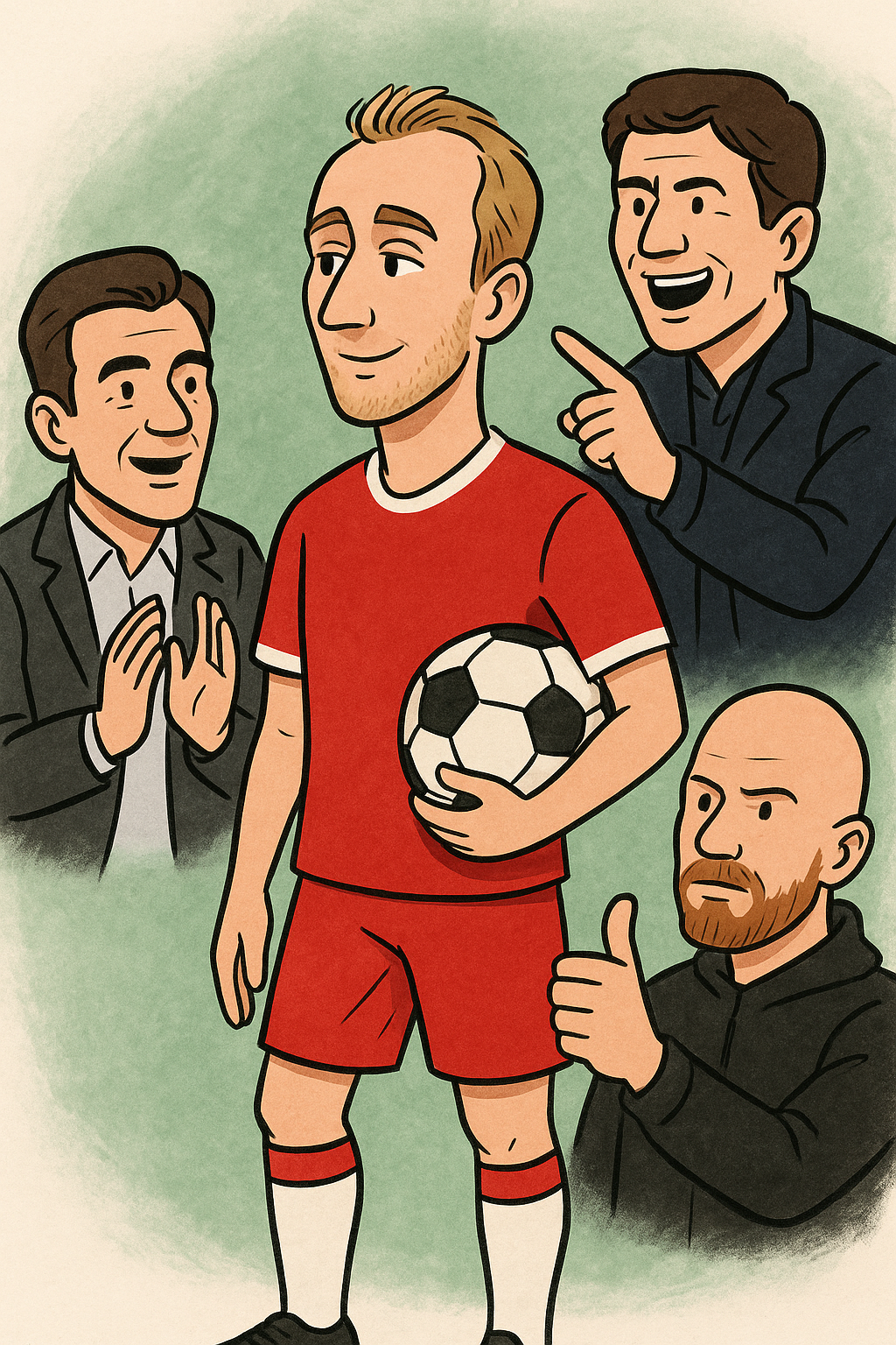 wat oud managers over Wrexham target Christian Eriksen zeggen